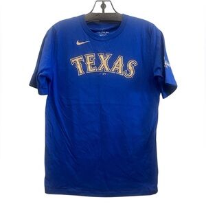 Nike Texas Rangers Youth Short Sleeve Name and Number Tee 100% Cotton Large14-16